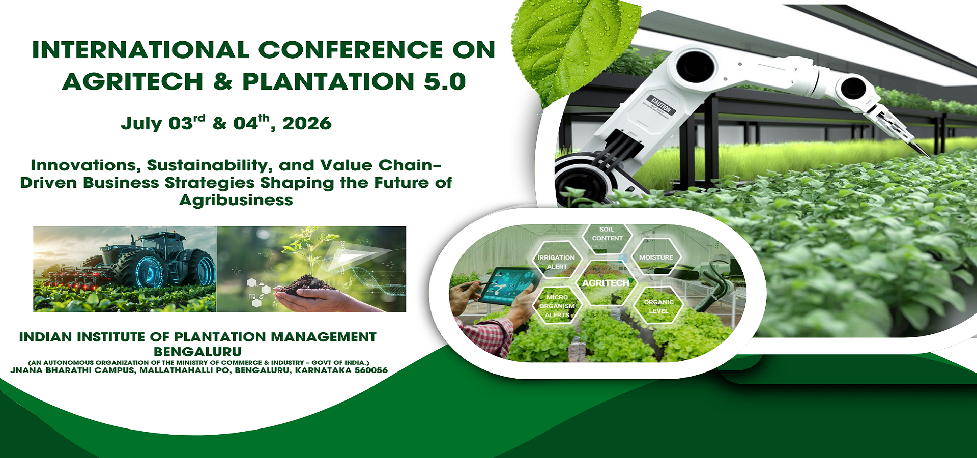 International Conference on AgriTech Plantation 5.0 July 1 1