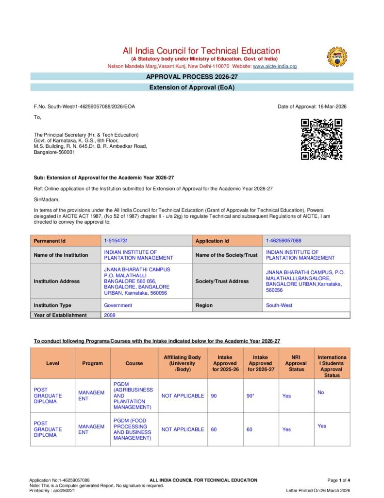 EOA Approval 2026 2027