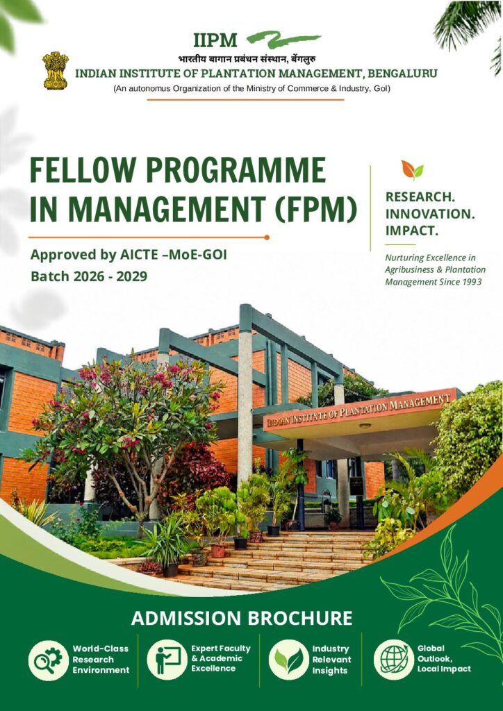 FPM Admission Brochure 2026