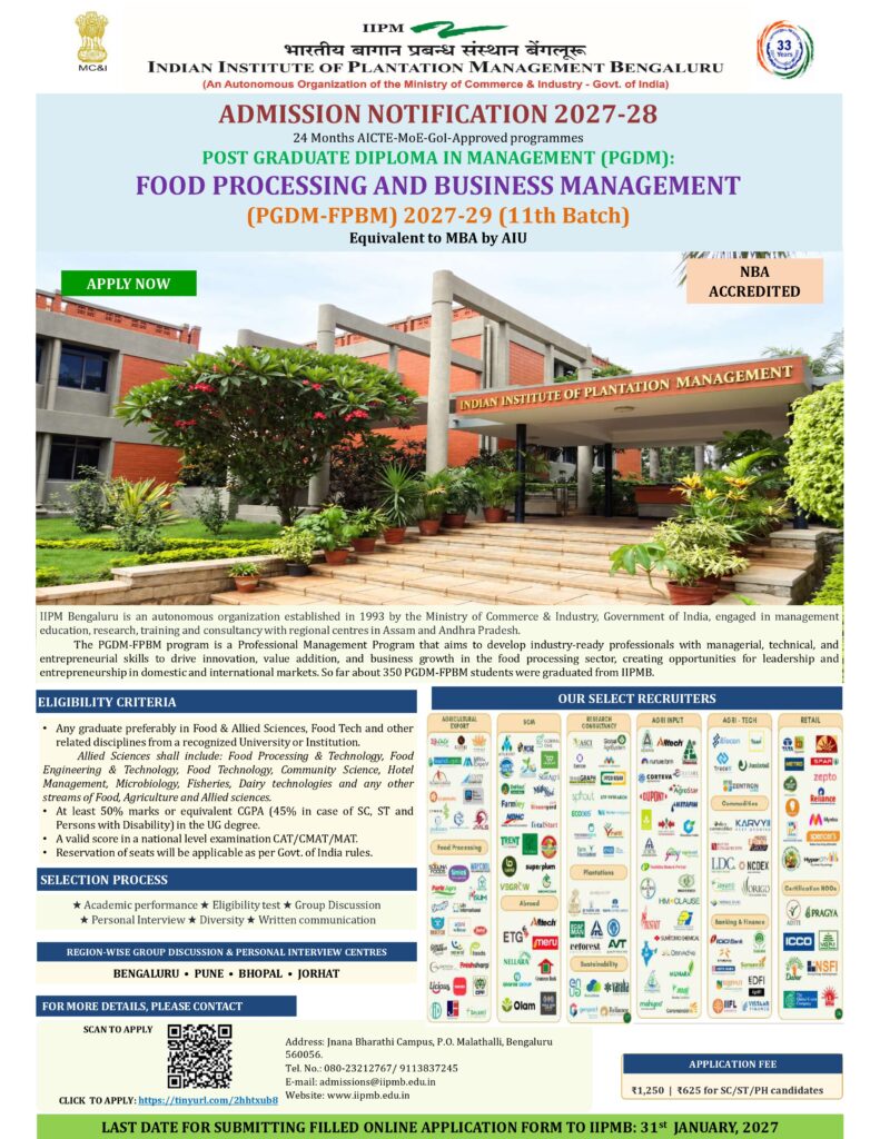FPBM Admission Poster 2027 29